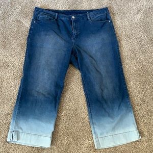 Christopher and Banks cropped jeans size 14